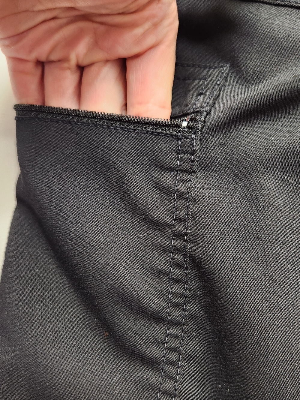 ⭐️Scrubstar BLACK Jogger Scrub Pants Size Large Performance Stretch Cargo Pocket - Picture 4 of 13